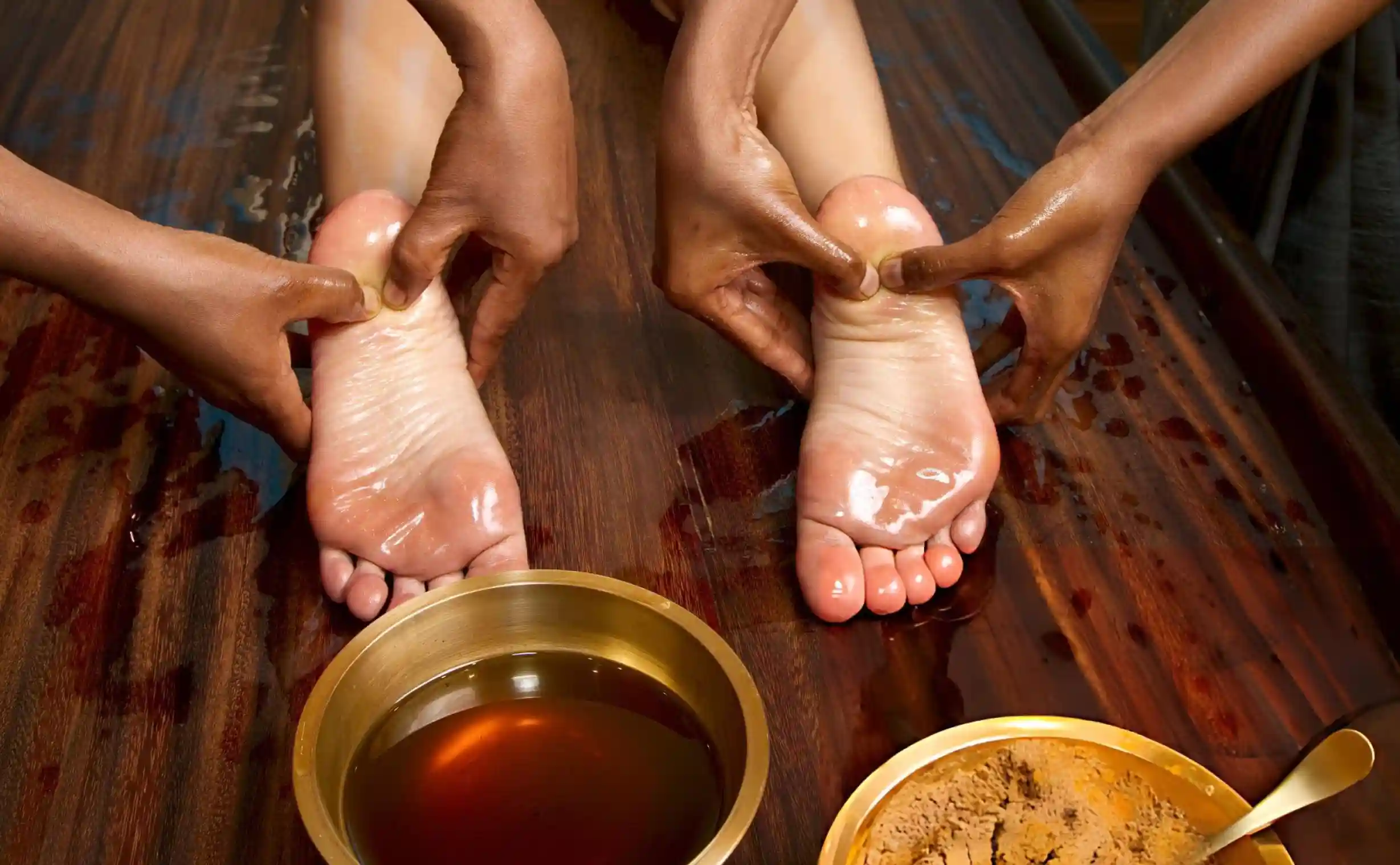 Ayurveda Treatment for Menopause Through Relaxing Foot Therapy