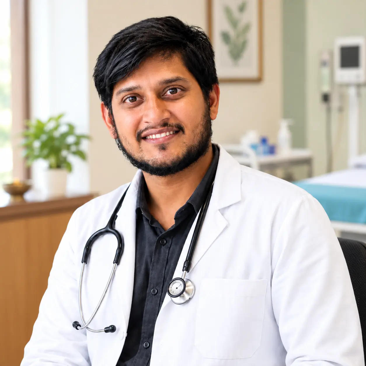 Dr. Sooraj at Dheemahi Ayurveda, Kerala